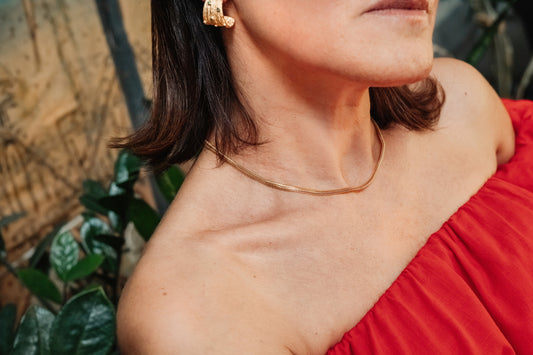 Wide hoop earrings Gratitude - Special Edition