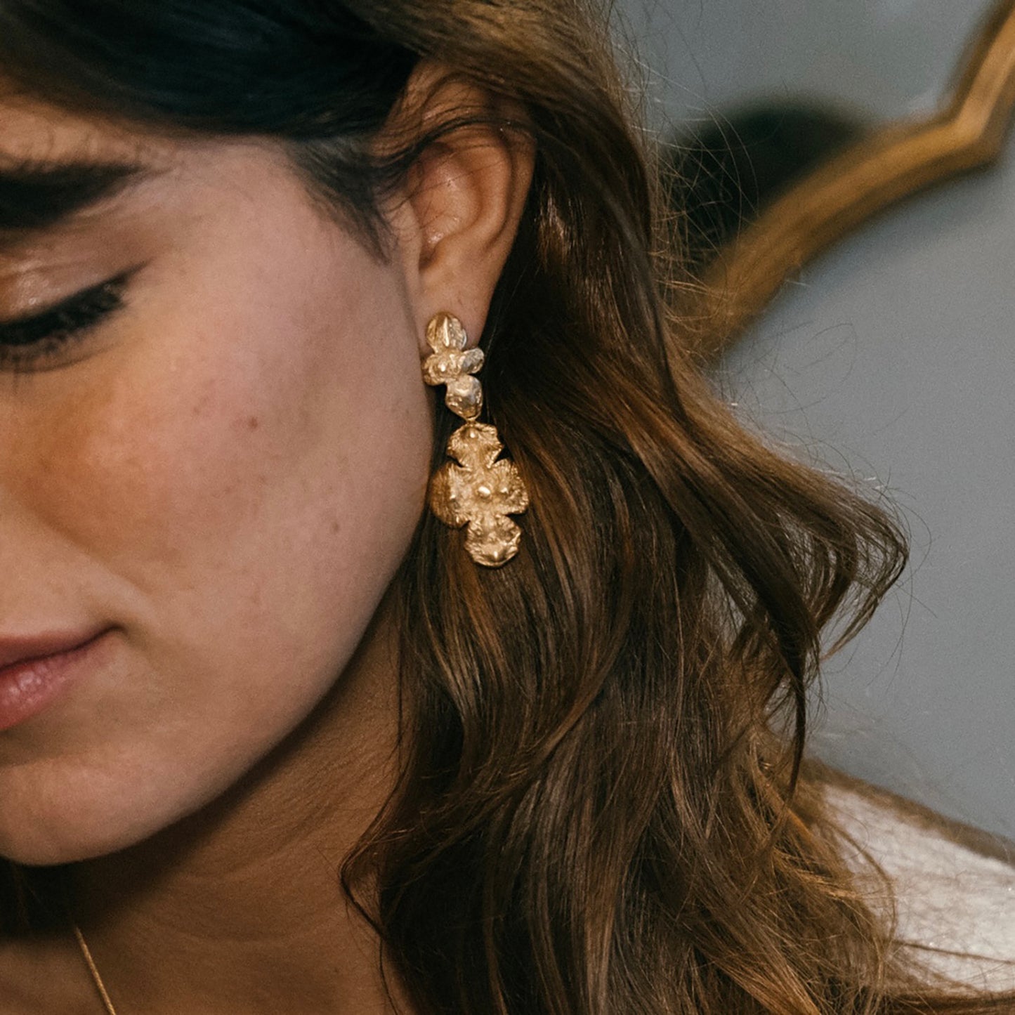 Brincos longos Rainha