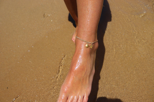 Ankle bracelet Feet in the Sand
