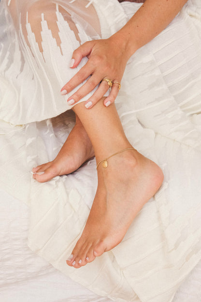 Pulseira de tornozelo Conchas