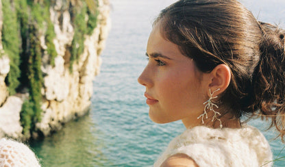 Brincos Ondas de Pérola