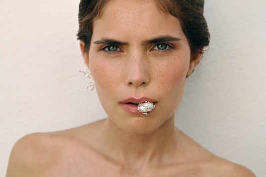 Anel Coração da Anémona