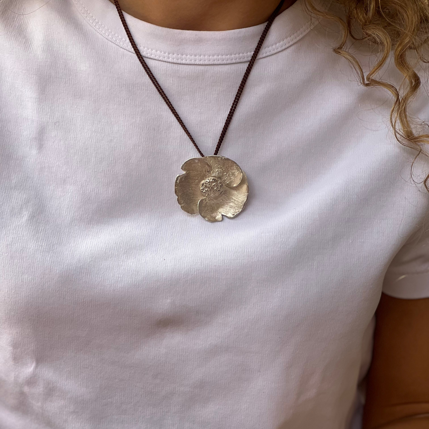 Perfect Love Necklace, with silk thread