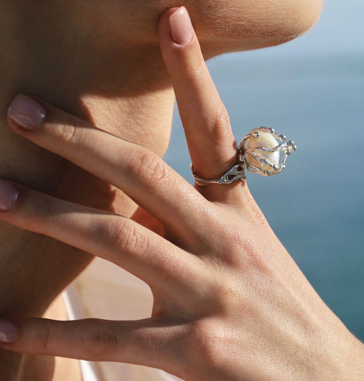 Anel Coração da Anémona