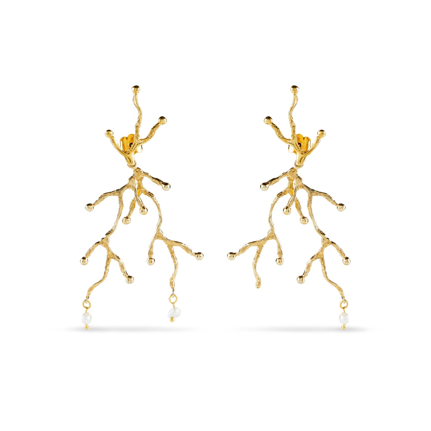 Brincos Ondas de Pérola