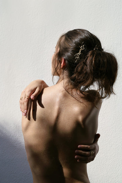 Gancho de cabelo Véu Marinho