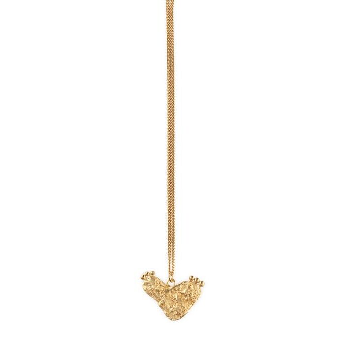 Heart Pendant with Crown