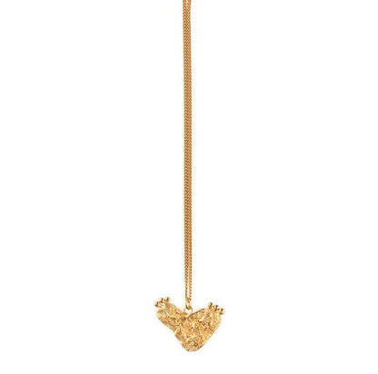 Heart Pendant with Crown