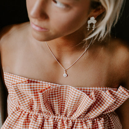 Pendente beijo colorido, com pedra