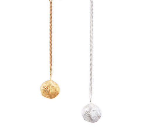 Kindness Pendant (medium shell with branch)