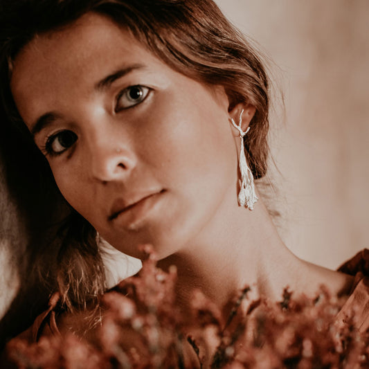 Brincos longos Água