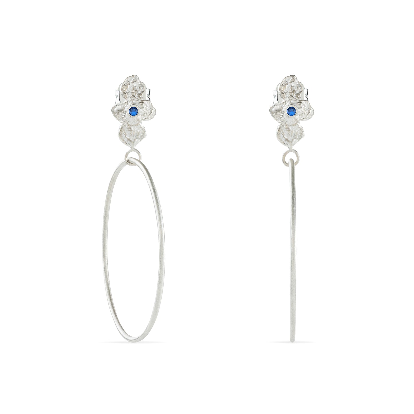 Argolas XL Cruz com pedras