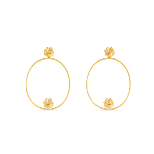 Flora XL Hoop Earrings
