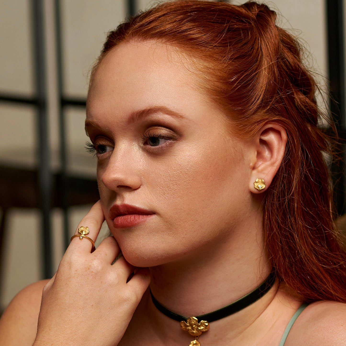 Choker Rainha simples, com fita de veludo