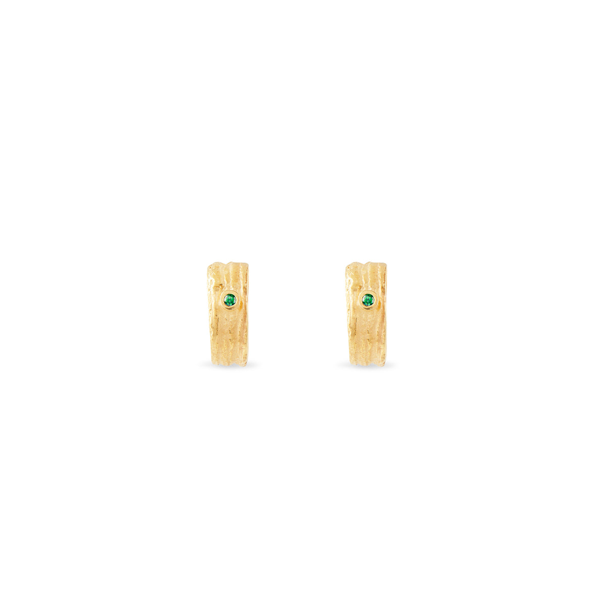 Argola mini Gratidão com pedra