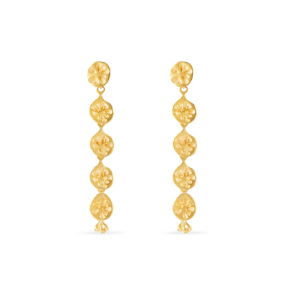 Long articulated earrings Hug