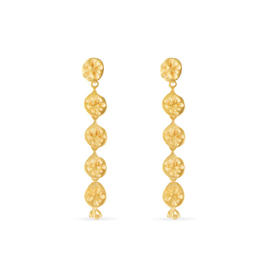 Brincos articulados longos Abraço