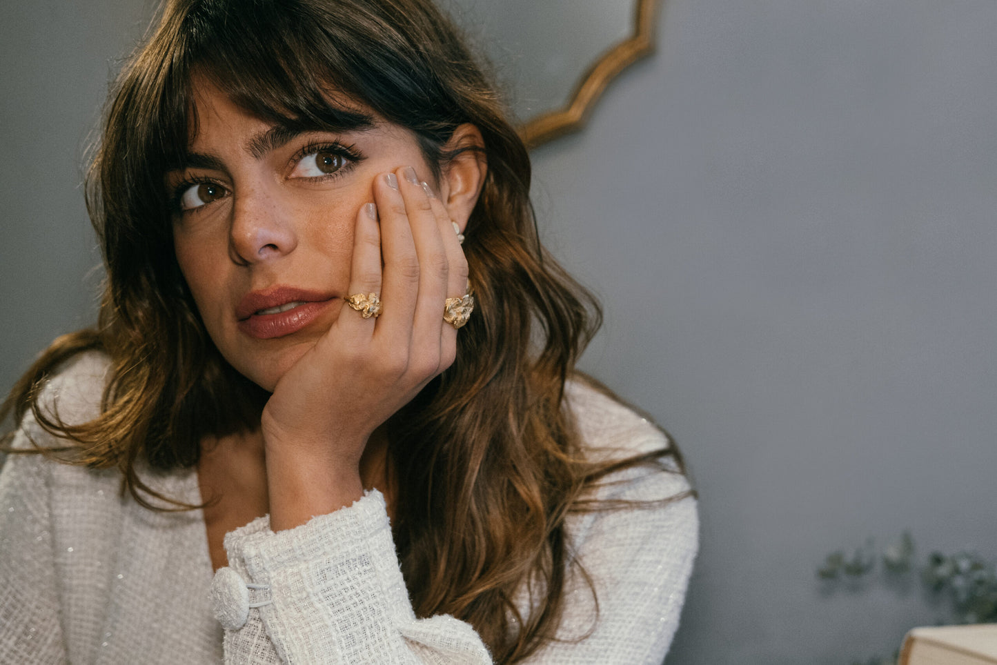 Anel de mindinho Cruz