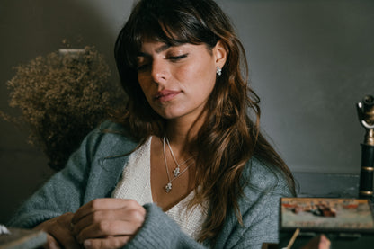 Mini Cross Stud Earring