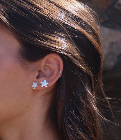 Individual mini stud earring Lights in the Water 