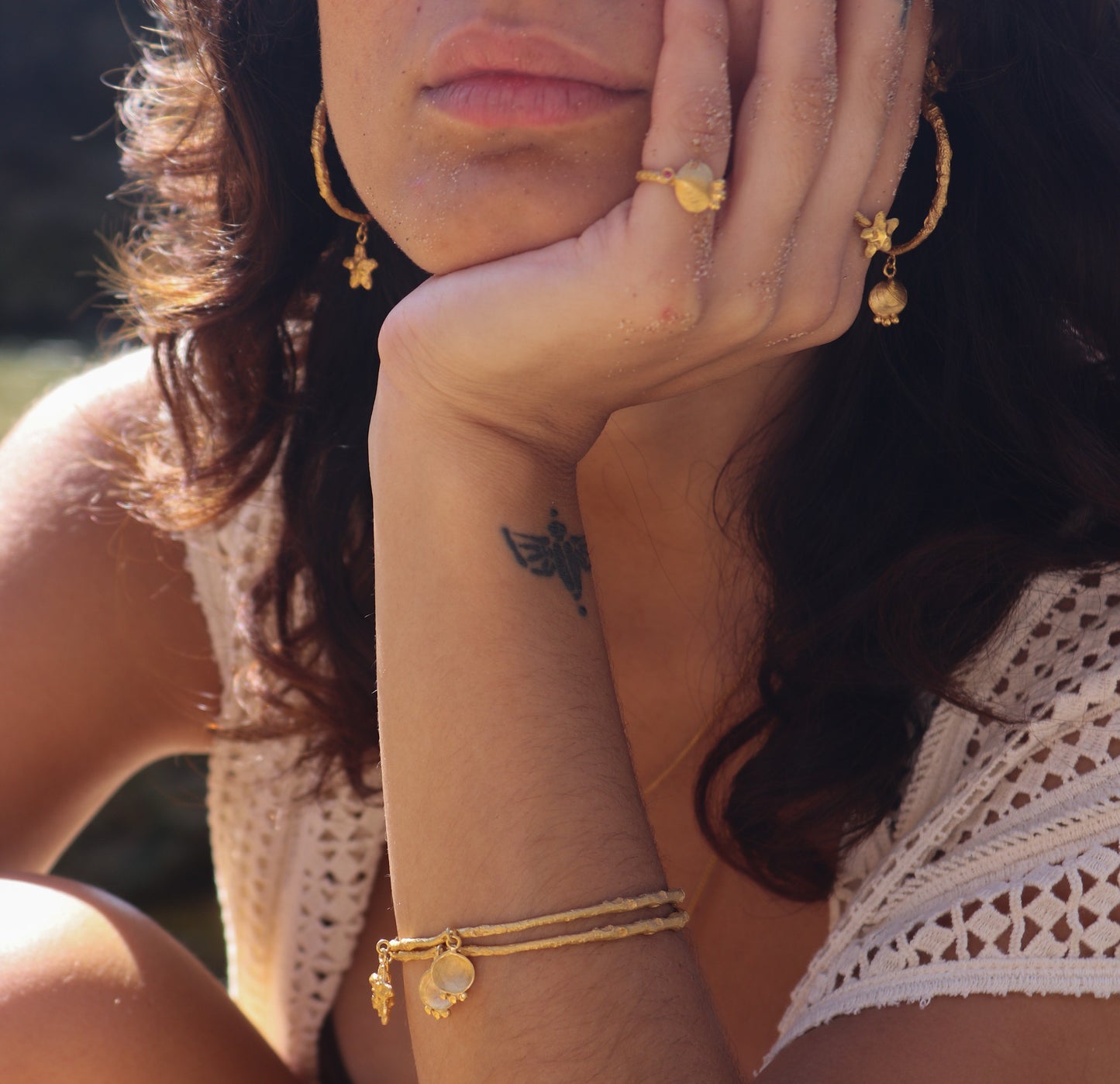 Pulseira Bebida Fresca < tipo escrava com berloques>