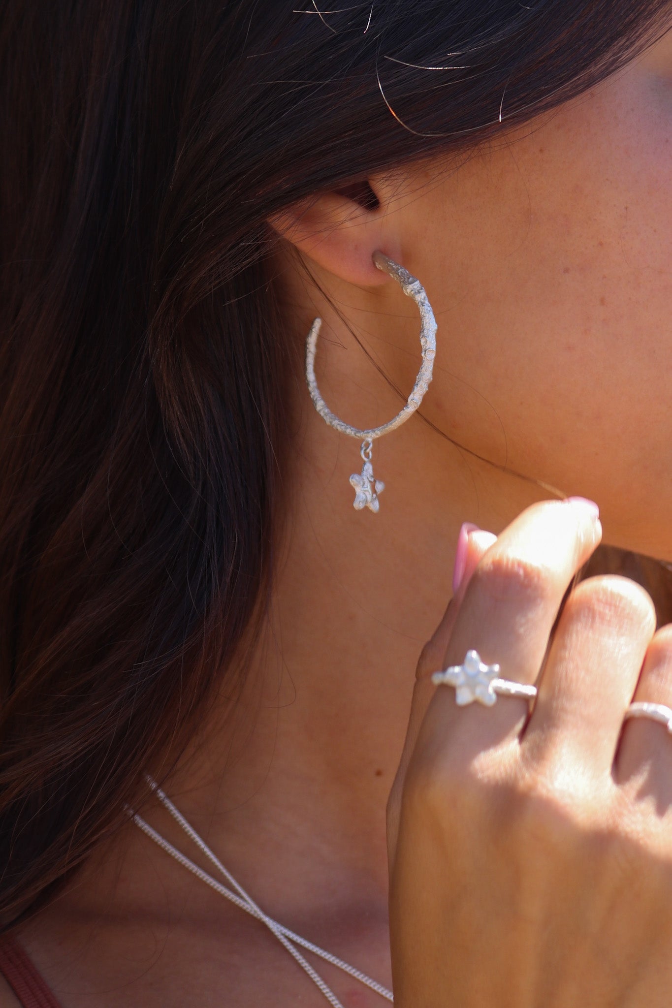 Argolas XL com berloques, Pôr do Sol