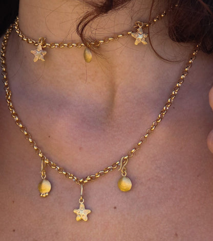 Open Smiles Necklace <with charms>