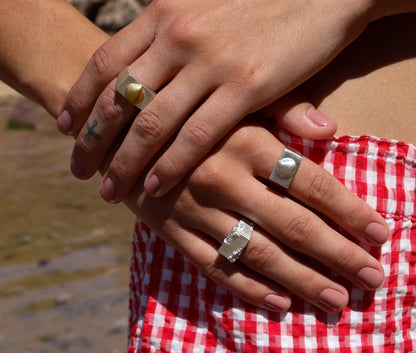 Ring, signet type, By the Sea