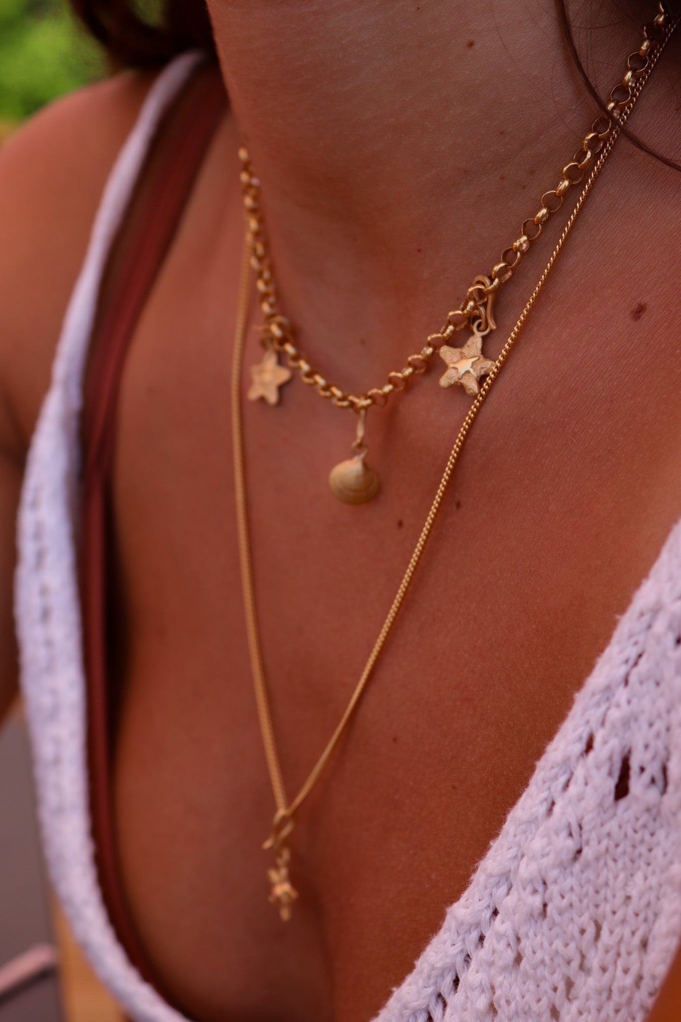 Open Smiles Necklace <with charms>