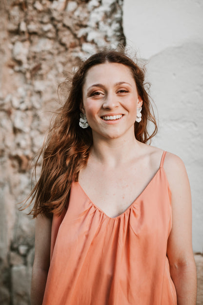 Brincos Poppy 3 pétalas articulados