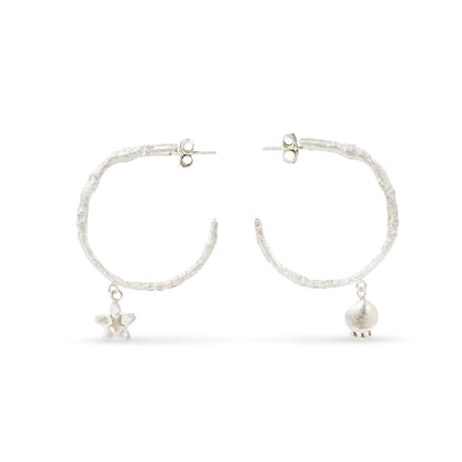 Argolas XL com berloques, Pôr do Sol