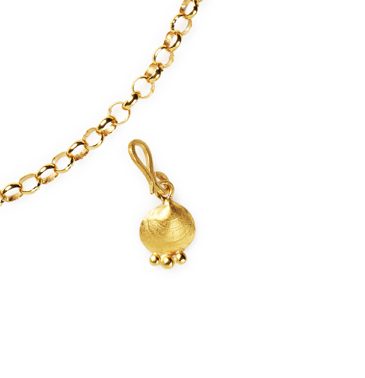 Berloque Concha com pepitas