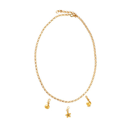 Berloque Concha com pepitas